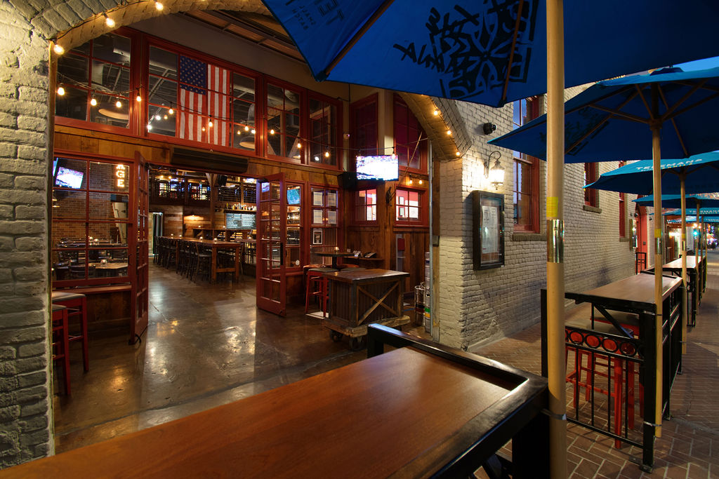 Private event venue at Garage Kitchen + Bar in San Diego's Gaslamp Quarter